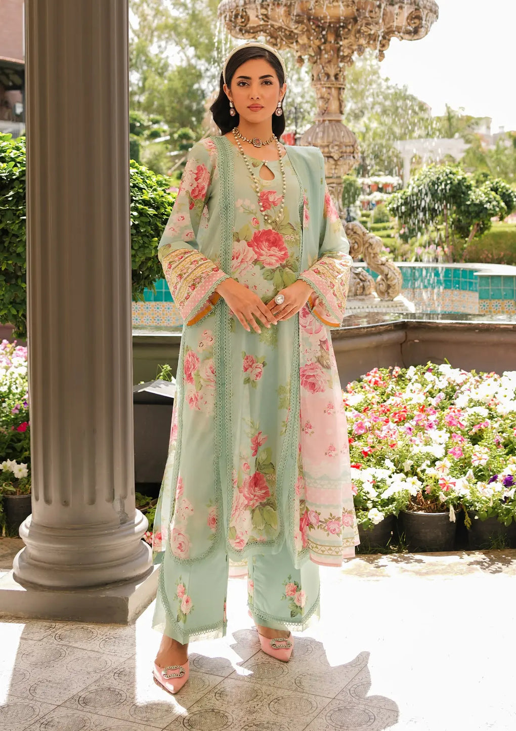 Elaf Premium | Printed Collection 24 | EEP-01A - Frostie - Khanumjan  Pakistani Clothes and Designer Dresses in UK, USA 