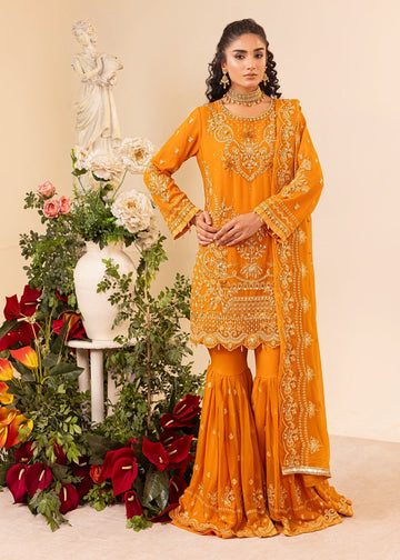 Diara Couture | Tabeer Formals | SF-05 - ORANGE
