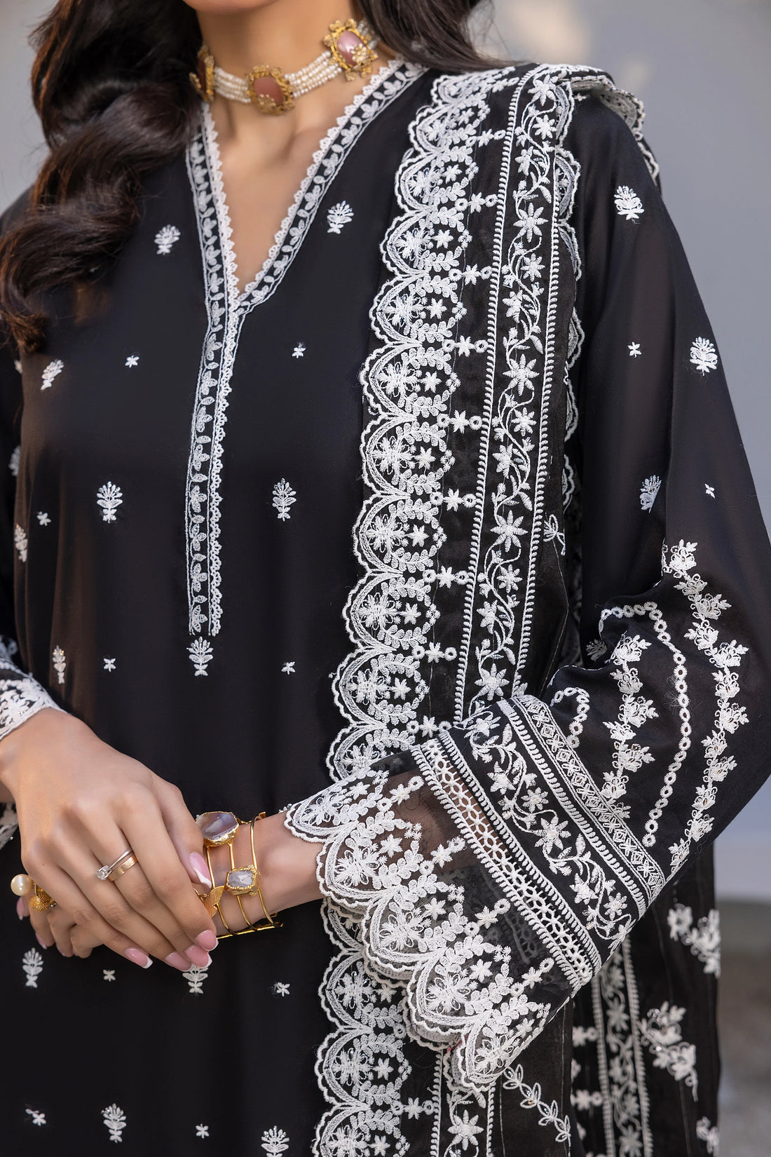 LSM | Embroidered Collection | 01 - Khanumjan  Pakistani Clothes and Designer Dresses in UK, USA 