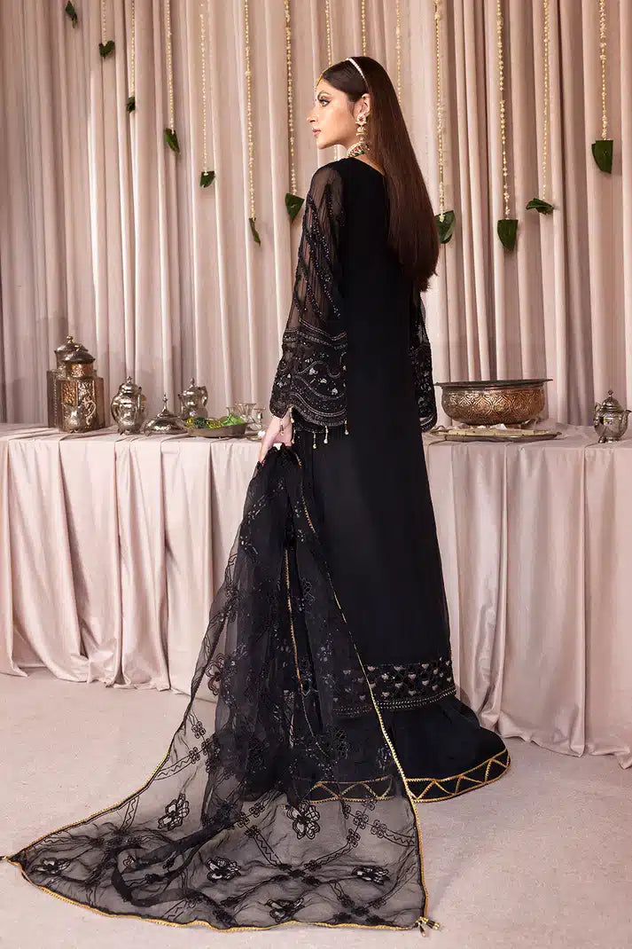 Emaan Adeel | Romansiyyah Luxury Formals 23 | RM-07 BLACK SWAN - Khanumjan  Pakistani Clothes and Designer Dresses in UK, USA 