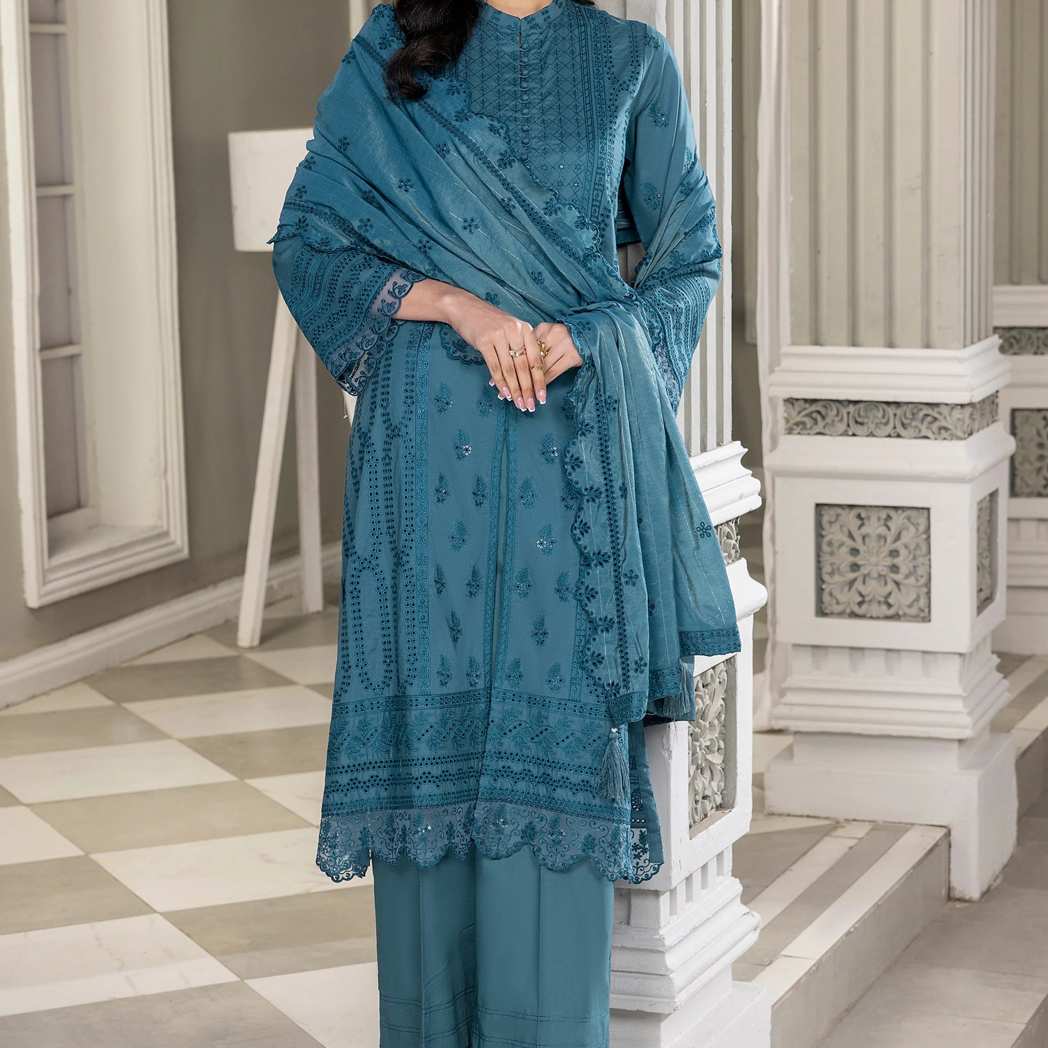 LSM | Embroidered Collection | 05 - Khanumjan  Pakistani Clothes and Designer Dresses in UK, USA 