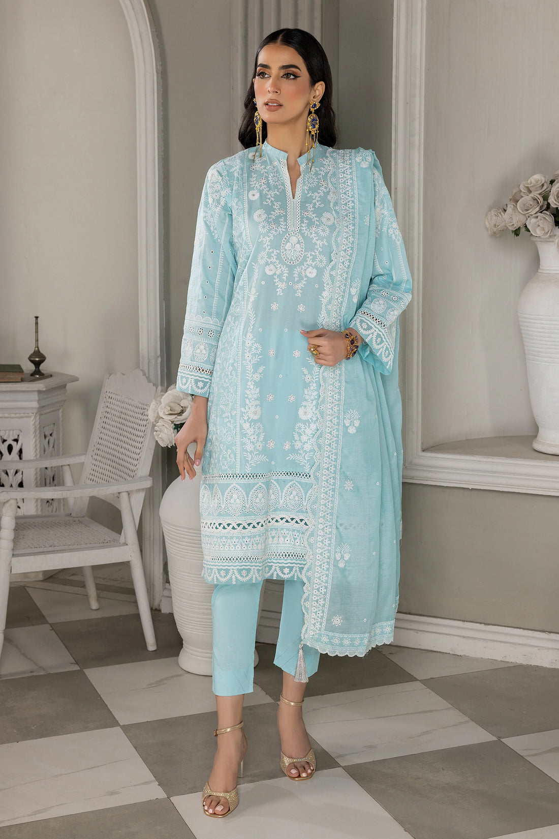 LSM | Embroidered Collection | 04 - Khanumjan  Pakistani Clothes and Designer Dresses in UK, USA 