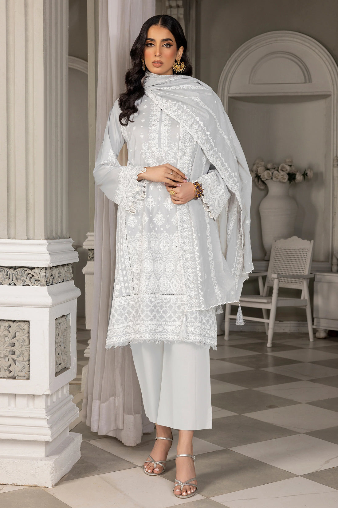 LSM | Embroidered Collection | 03 - Khanumjan  Pakistani Clothes and Designer Dresses in UK, USA 