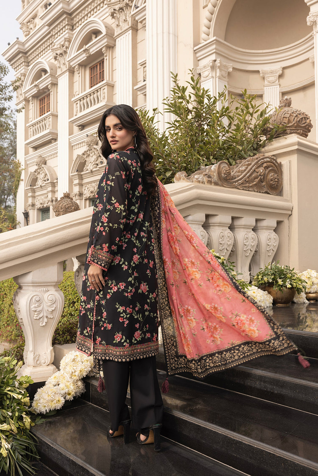 LSM | Embroidered and Printed Lawn | LG-MM-0260