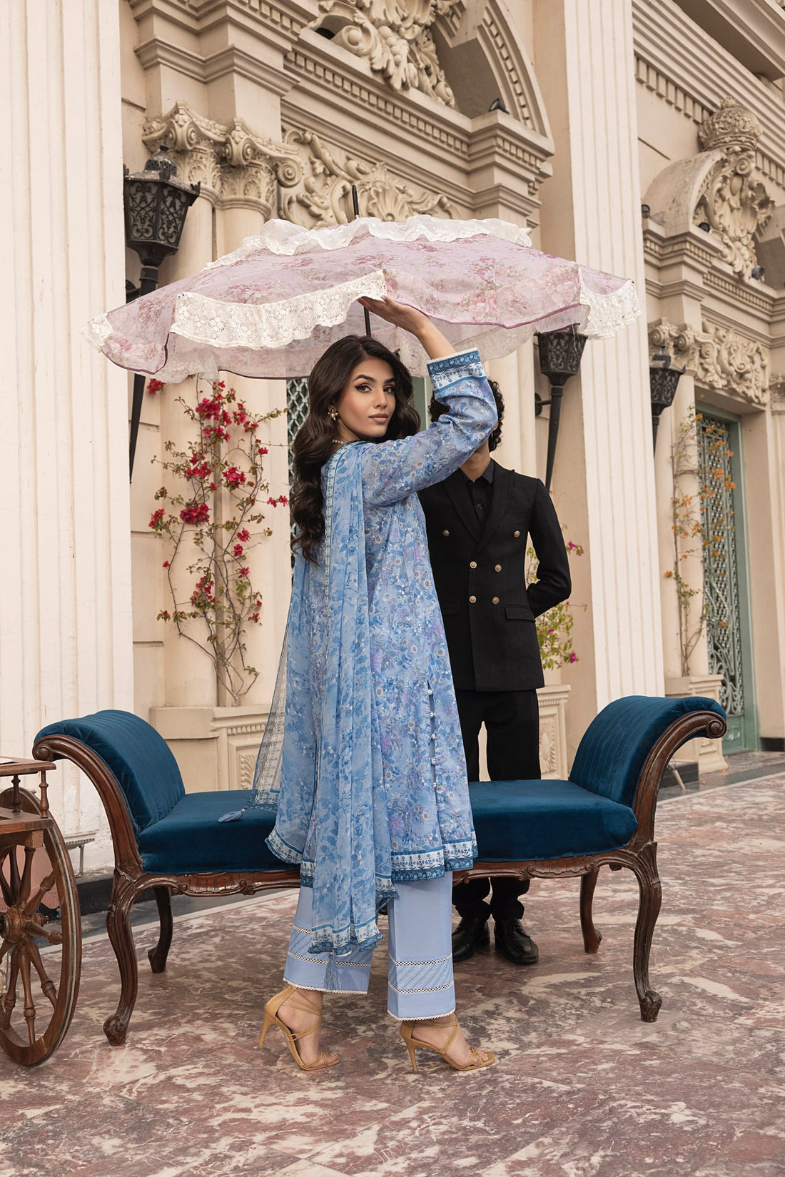 LSM | Embroidered and Printed Lawn | LG-MM-0303