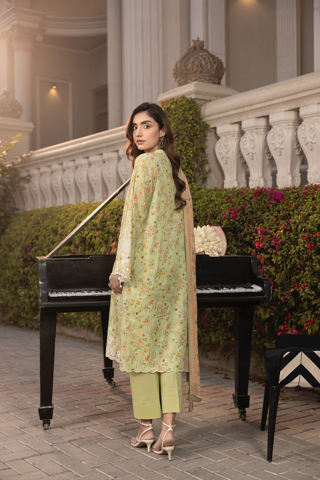 LSM | Embroidered and Printed Lawn | LG-MM-0256