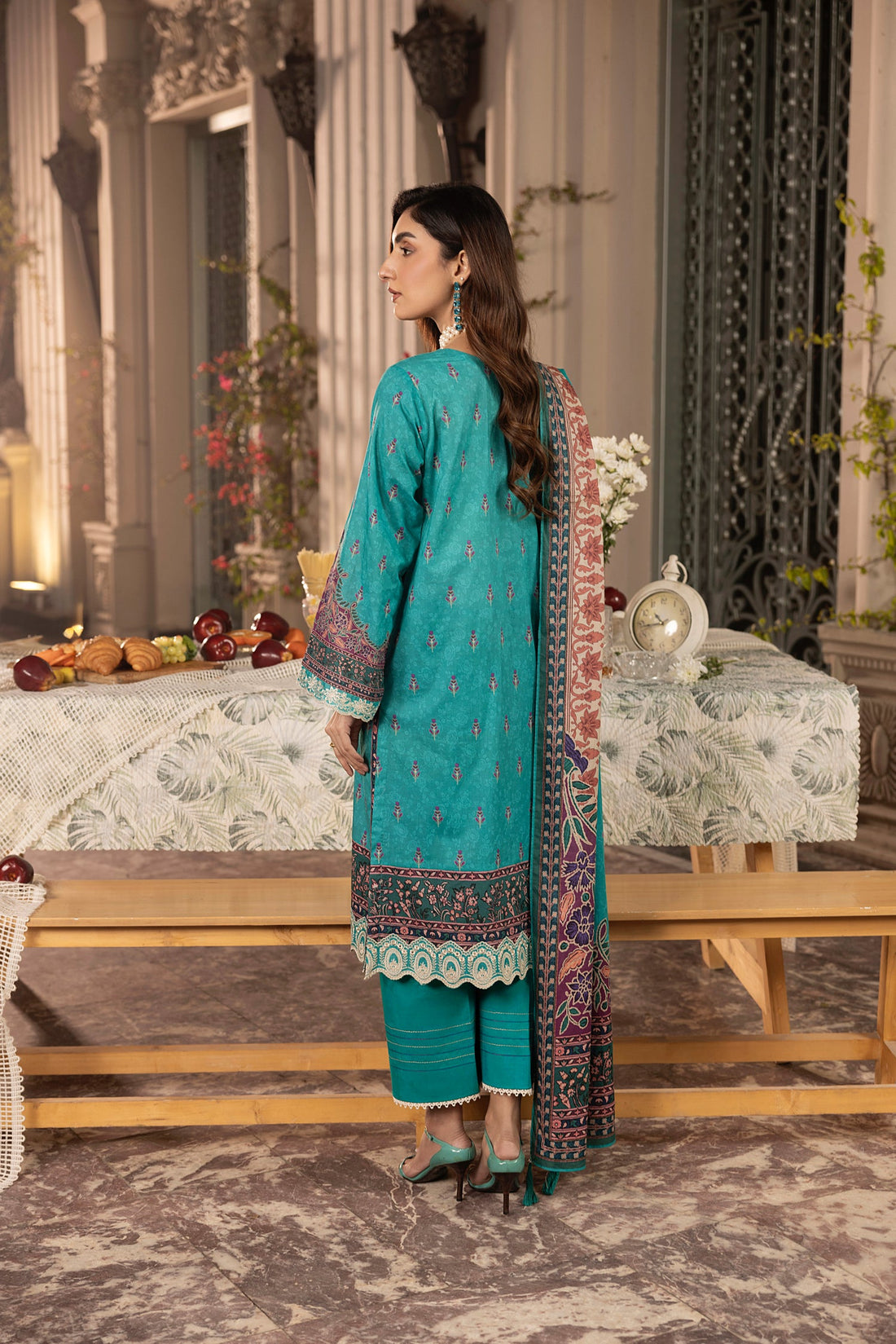 LSM | Embroidered and Printed Lawn | LG-AR-0131