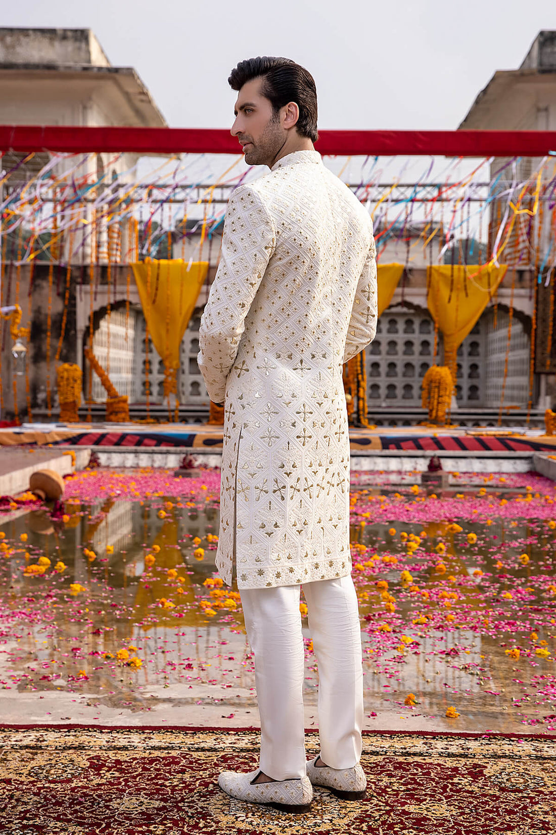 Pakistani Menswear | Mina Kashif | Sherwani D-22