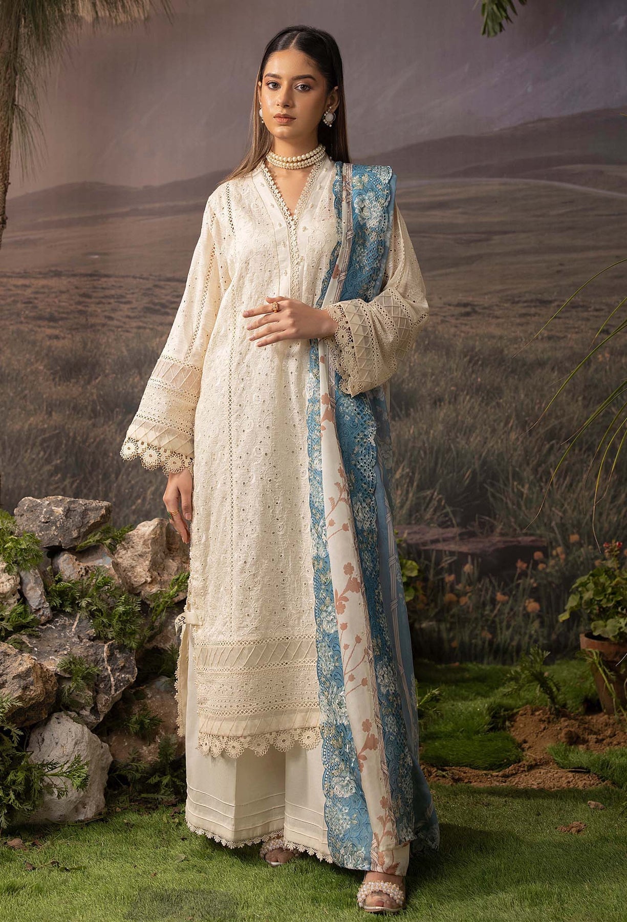 Adans Libas | Chikankari Lawn 2 | Adan's Lawn 7610 - Khanumjan  Pakistani Clothes and Designer Dresses in UK, USA 