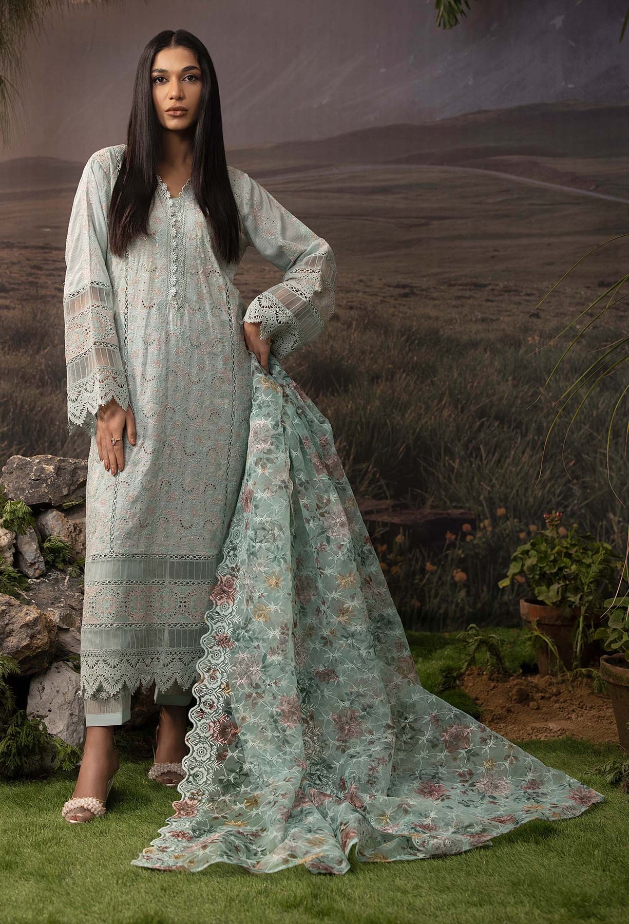 Adans Libas | Chikankari Lawn 2 | Adan's Lawn 7617 - Khanumjan  Pakistani Clothes and Designer Dresses in UK, USA 