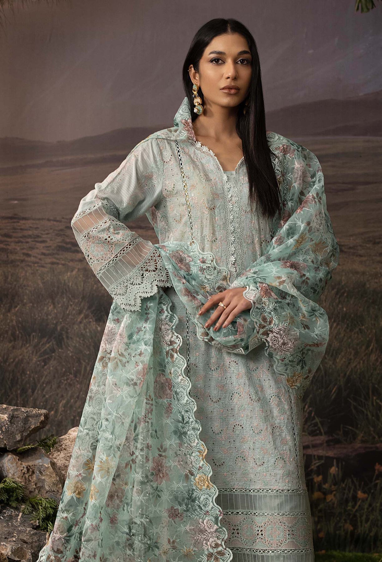 Adans Libas | Chikankari Lawn 2 | Adan's Lawn 7617 - Khanumjan  Pakistani Clothes and Designer Dresses in UK, USA 