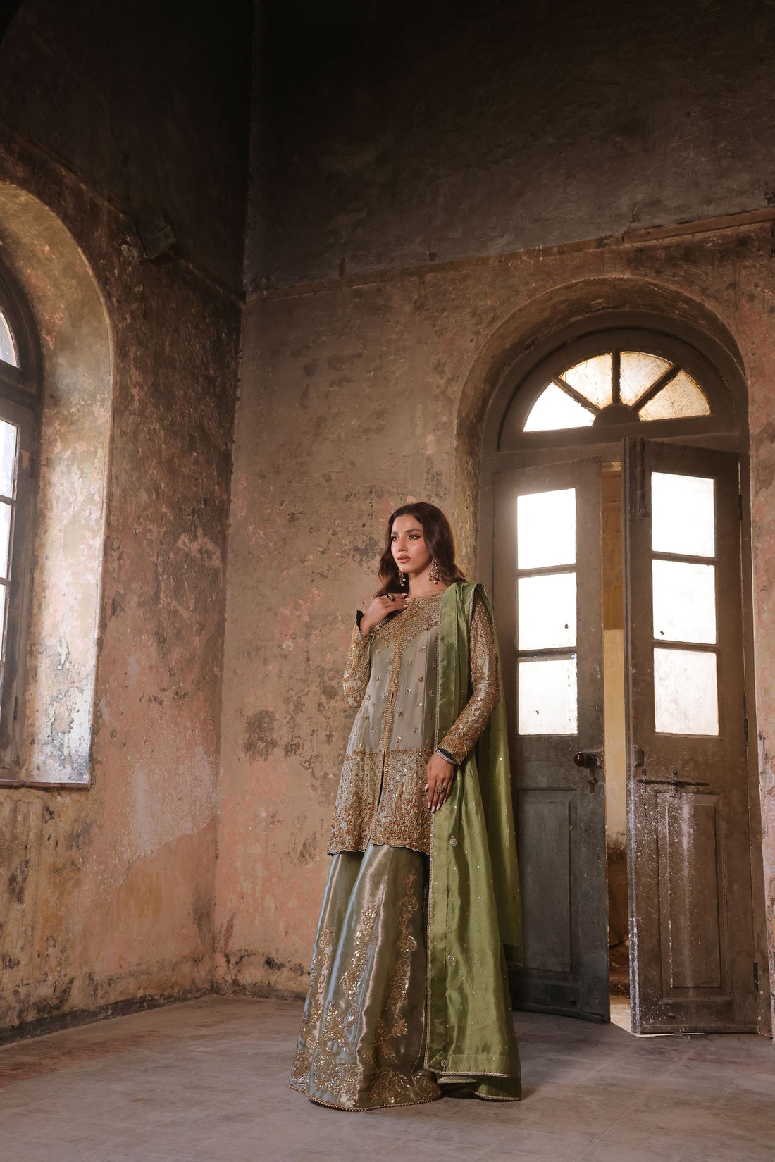 Wahaj M Khan | Banno Wedding Formals | Mint Lama Bano Outfit