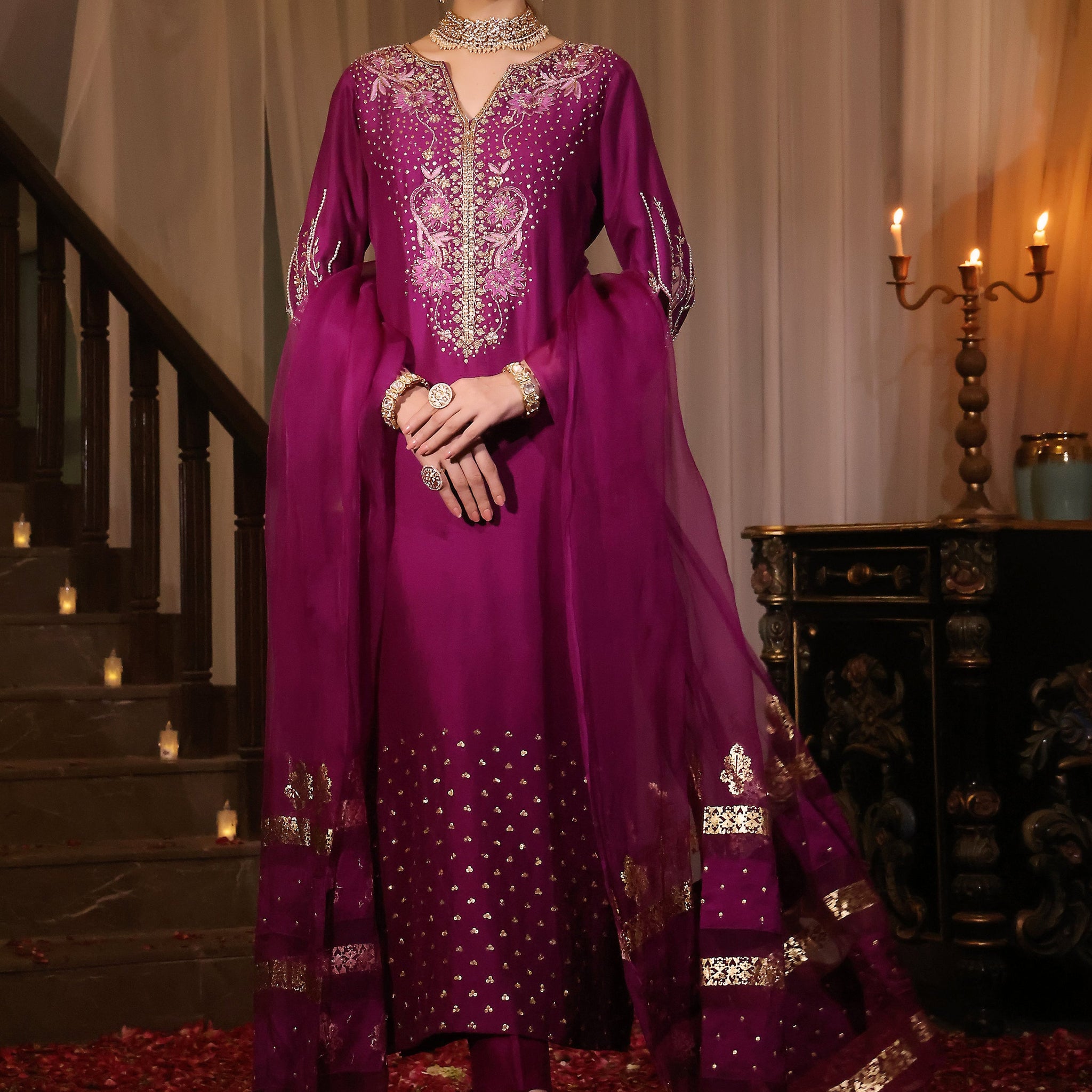 Mona Imran | Noor Formals | PALVASHA -1P - Khanumjan  Pakistani Clothes and Designer Dresses in UK, USA 