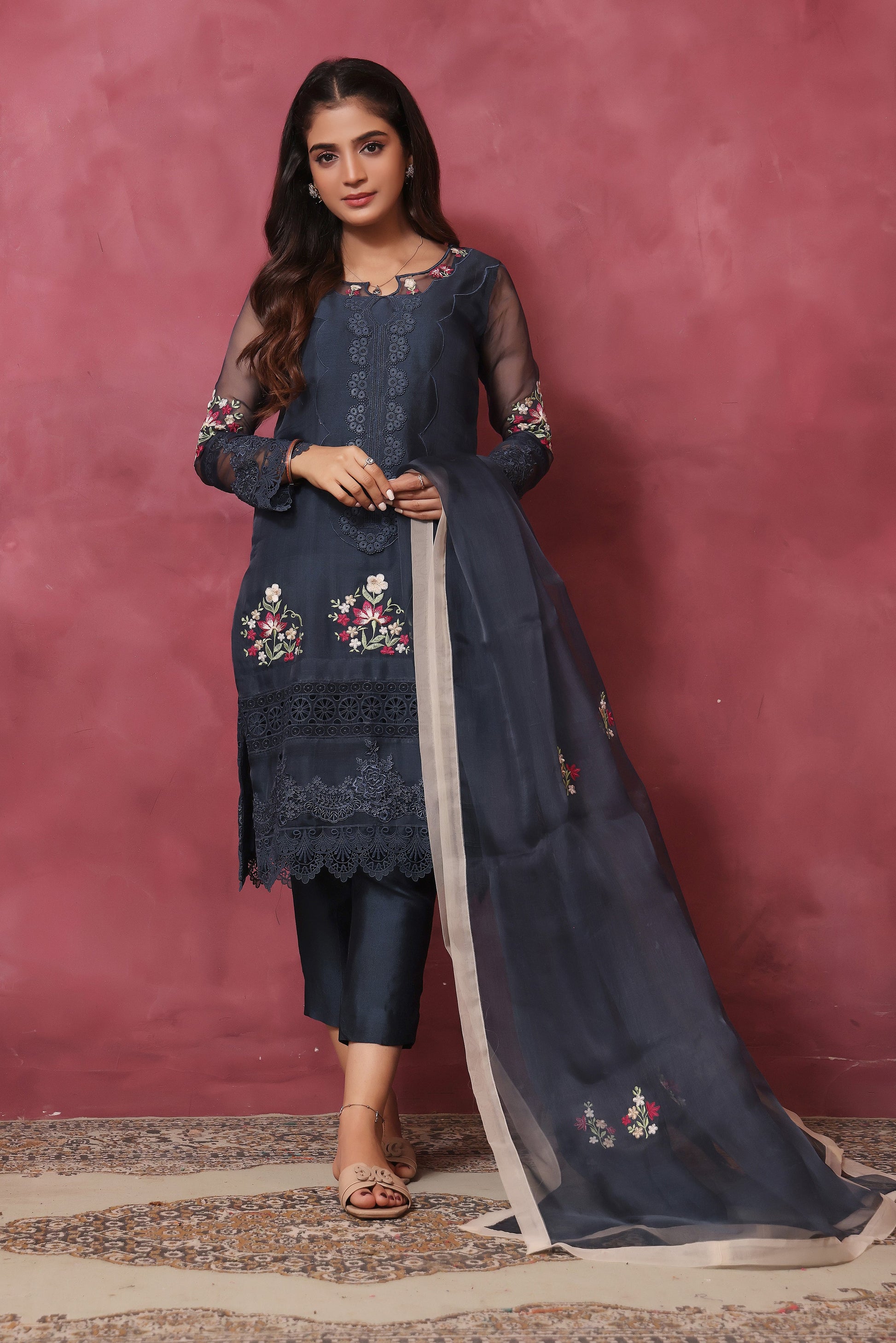 Mona Imran | Melange Formals | DE LUXE- 05 - Khanumjan  Pakistani Clothes and Designer Dresses in UK, USA 