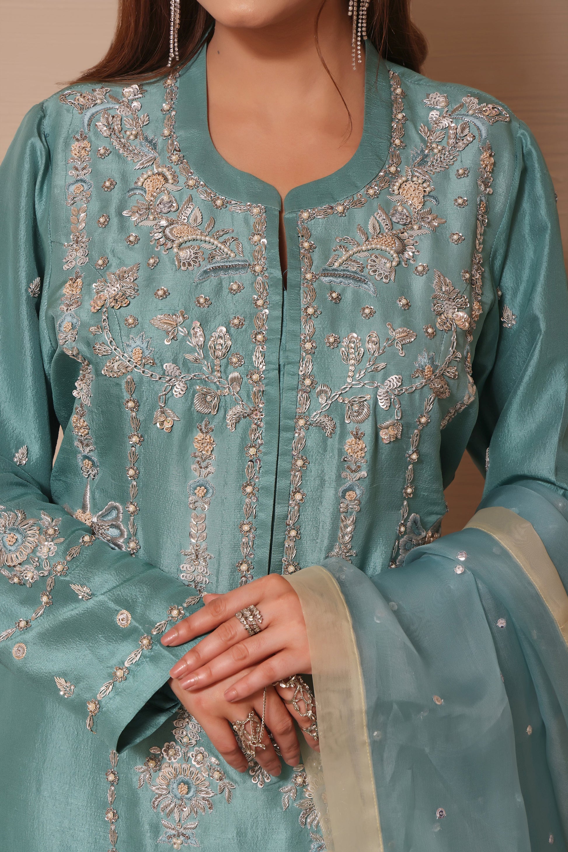 Mona Imran | Melange Formals | DE LUXE- 02 - Khanumjan  Pakistani Clothes and Designer Dresses in UK, USA 