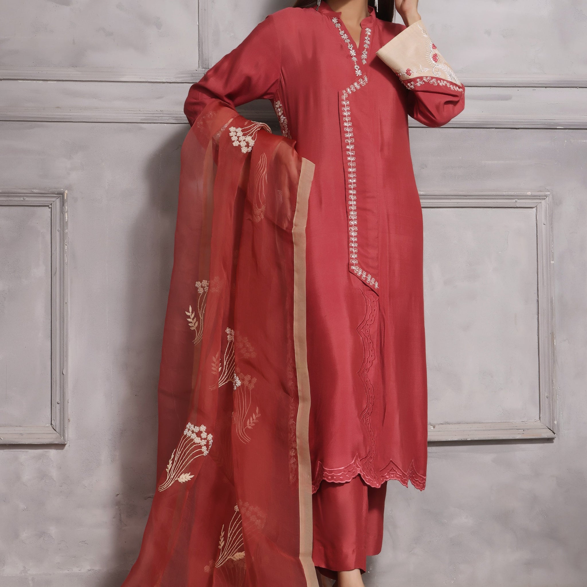 Mona Imran | Melange Formals | ESMEE-00E - Khanumjan  Pakistani Clothes and Designer Dresses in UK, USA 