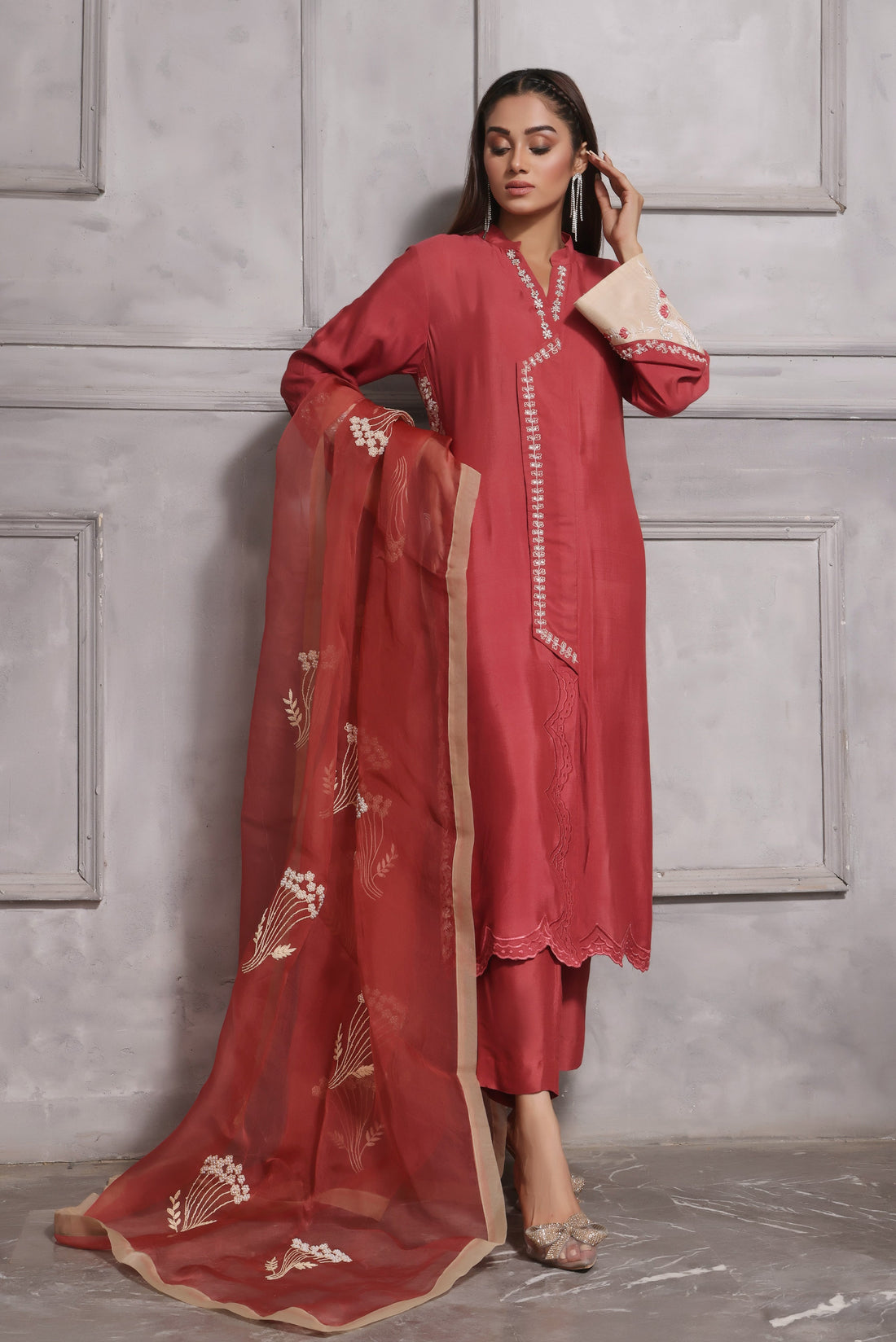 Mona Imran | Melange Formals | ESMEE-00E - Khanumjan  Pakistani Clothes and Designer Dresses in UK, USA 