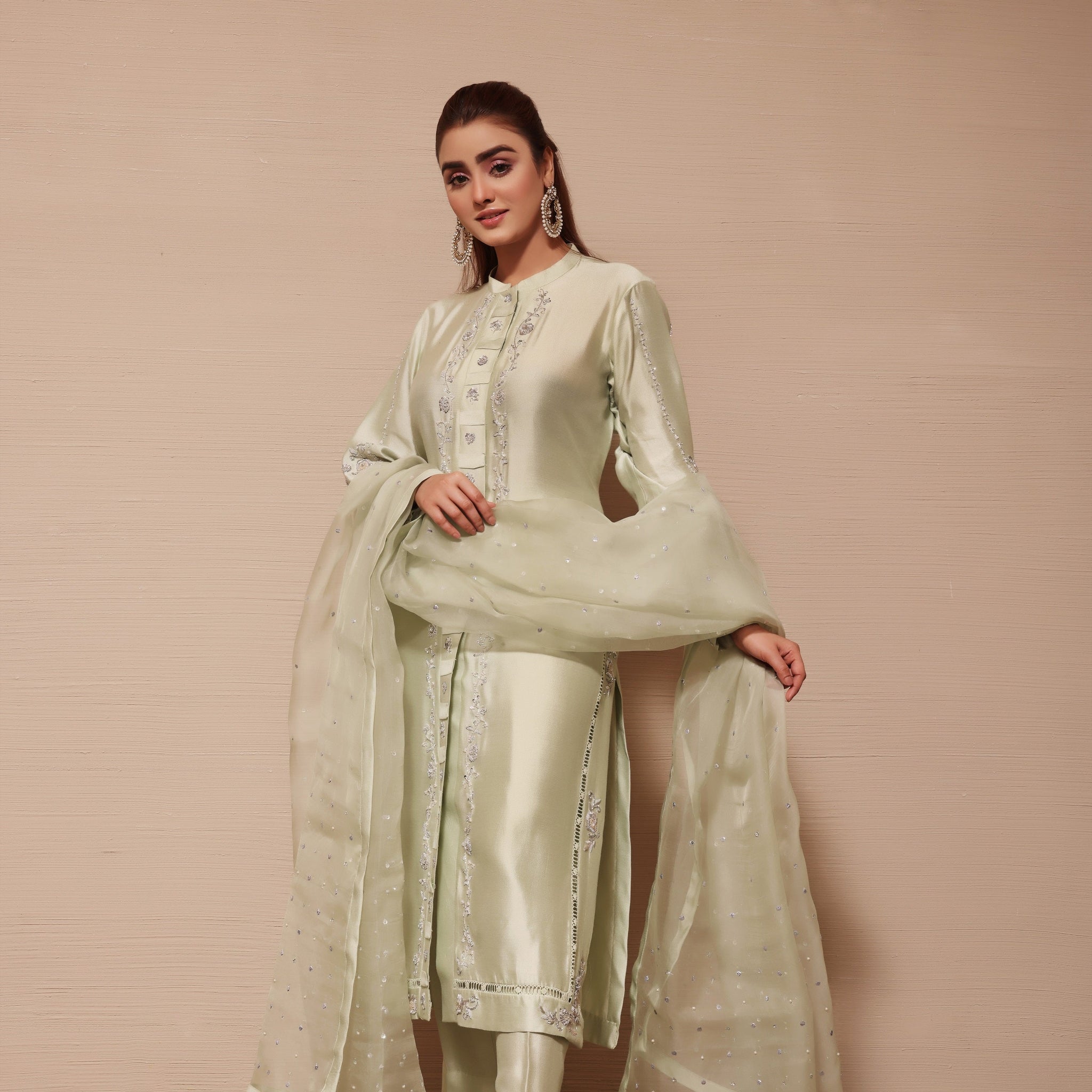 Mona Imran | Melange Formals | DE LUXE- 03 - Khanumjan  Pakistani Clothes and Designer Dresses in UK, USA 