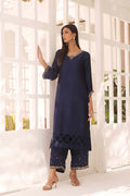 Wahajmkhan | Sitara Formals | NAVY & GOLD OUTFIT - Khanumjan  Pakistani Clothes and Designer Dresses in UK, USA 