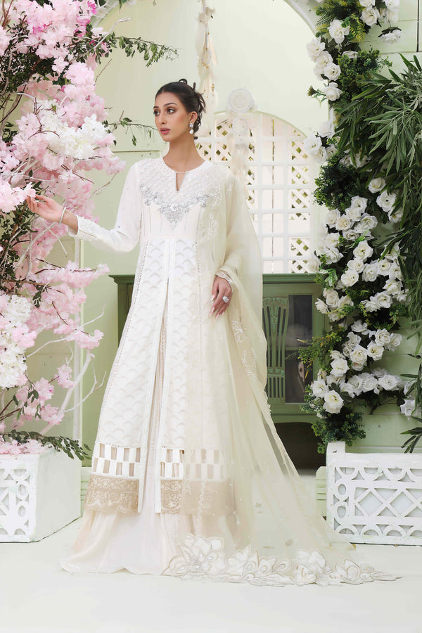 Wahajmkhan | Sitara Formals | WHITE BODICE OUTFIT - Khanumjan  Pakistani Clothes and Designer Dresses in UK, USA 