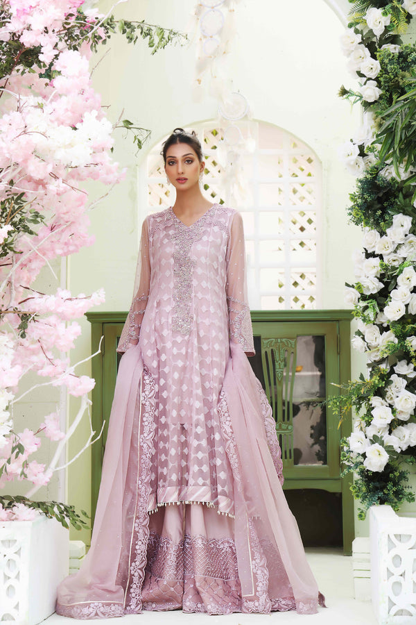 Wahajmkhan | Sitara Formals | LAVENDER HIGH LOW OUTFIT - Khanumjan  Pakistani Clothes and Designer Dresses in UK, USA 