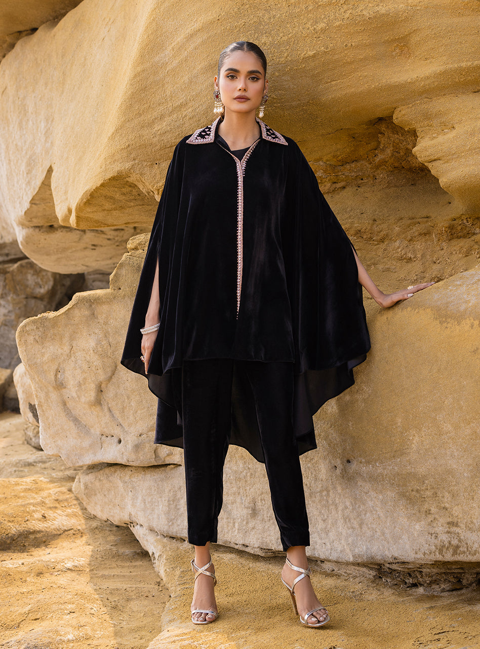 Zainab Chottani | Casual Pret | BLACK PLUM