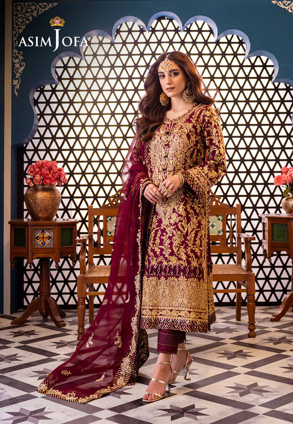 Asim Jofa | Fasana e Ishq Eid Luxury | AJFI-03 - Khanumjan  Pakistani Clothes and Designer Dresses in UK, USA 