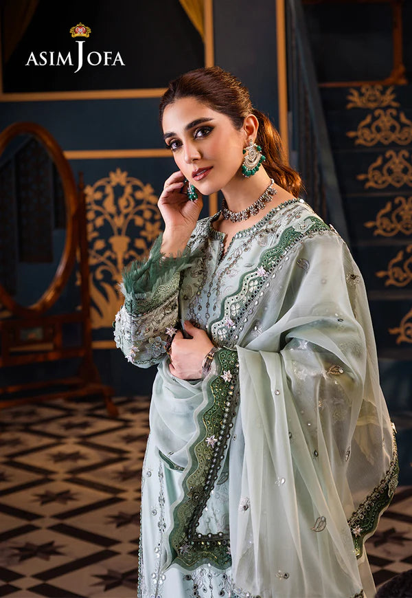 Asim Jofa Fasana e Ishq Eid Luxury Lawn AJFI 17