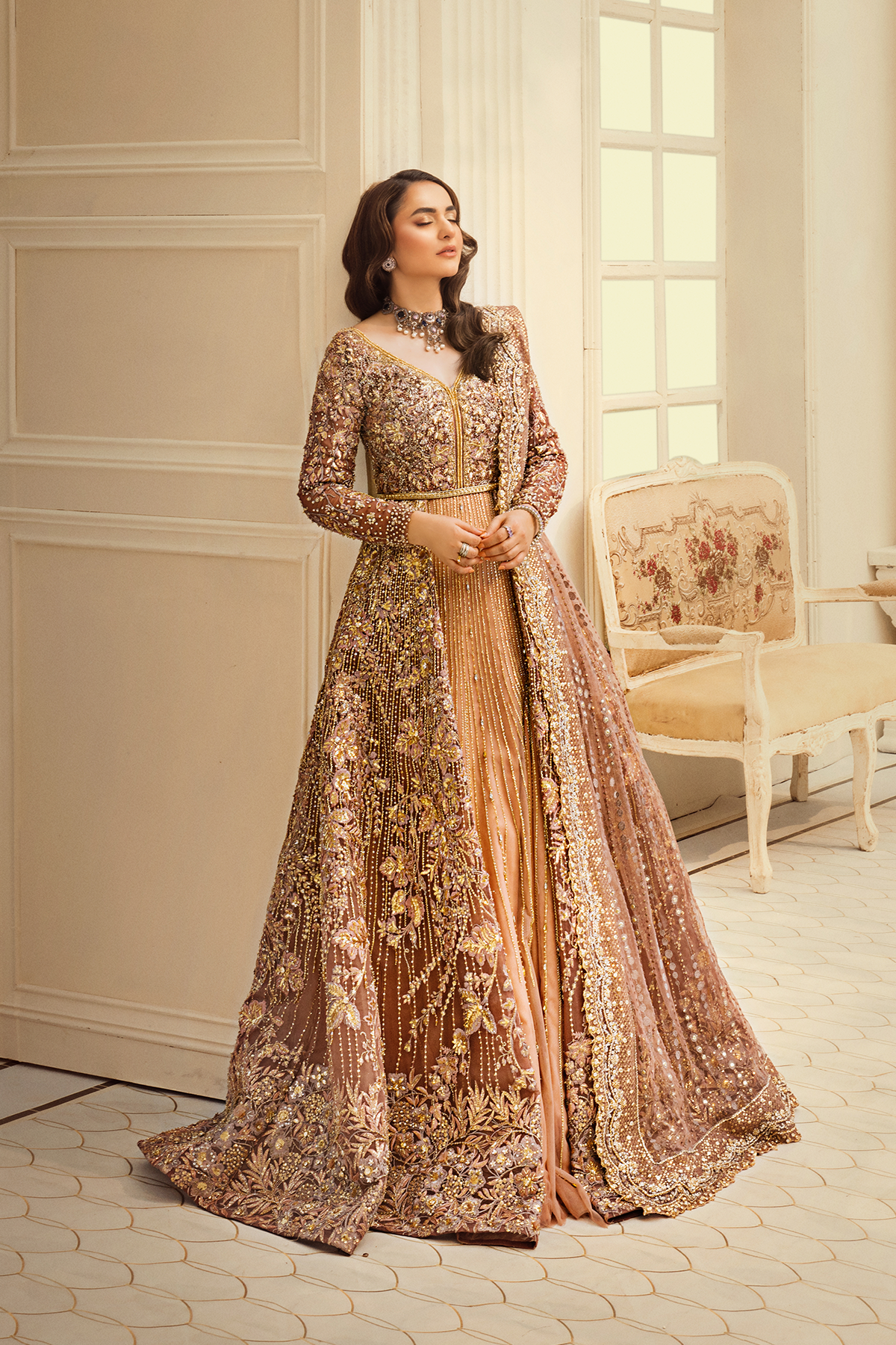 Erum Khan | Iris Bridal Couture 24 | Sapphire Serenity