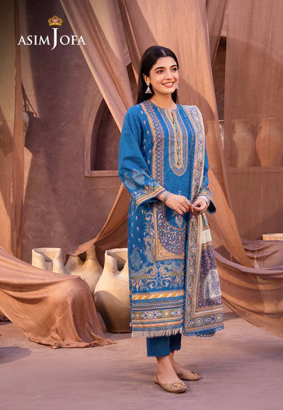 Asim Jofa | Prints Essentials | AJUB-16 - Khanumjan  Pakistani Clothes and Designer Dresses in UK, USA 