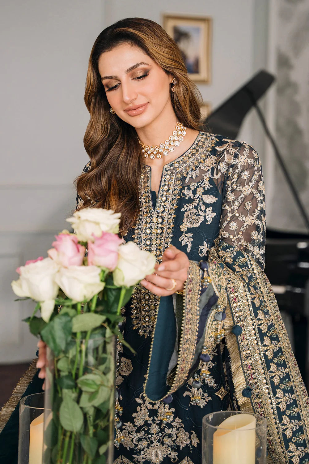 Baroque | Chantelle Embroidered Collection | CH12-01 - Khanumjan  Pakistani Clothes and Designer Dresses in UK, USA 