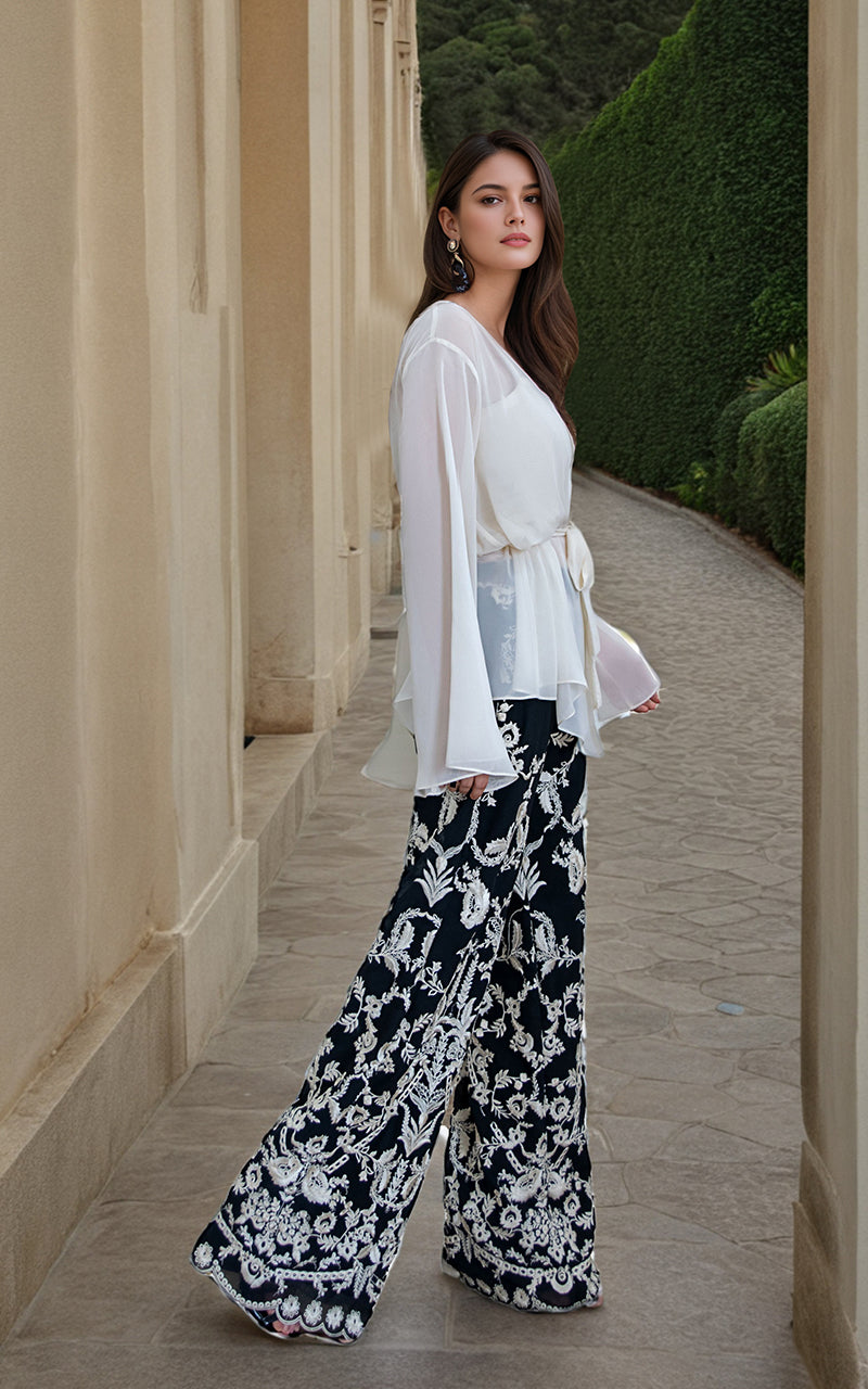 Threads and Motifs | Formal Dresses 25 | Chiffon Top