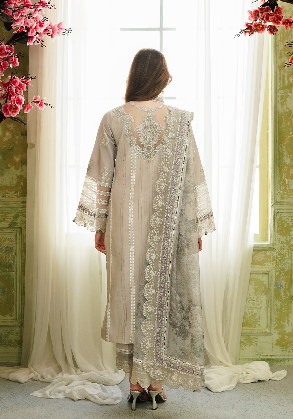 Zarqash | Tresor Luxury Lawn 24 | ZQT 002 ROSEMARY - Khanumjan  Pakistani Clothes and Designer Dresses in UK, USA 