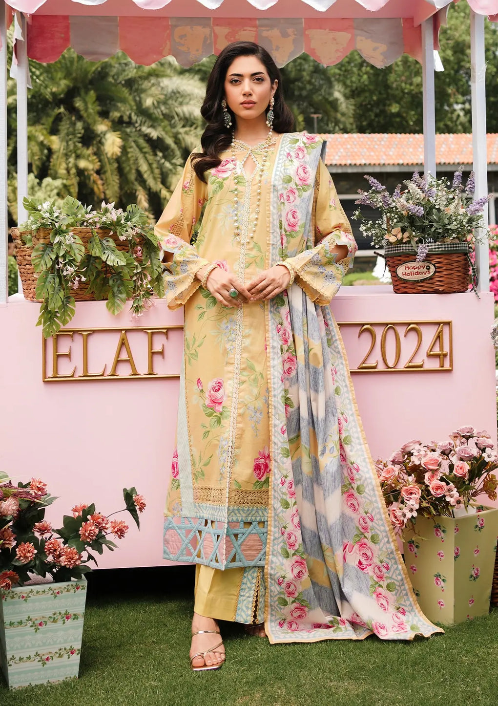 Elaf Premium | Printed Collection 24 | EEP-03A - Citrus Squad - Khanumjan  Pakistani Clothes and Designer Dresses in UK, USA 