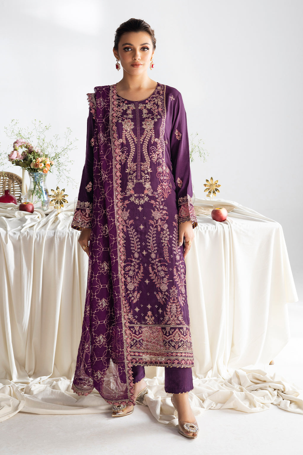 Ramsha | Aangan Luxury Raw silk | AA-108