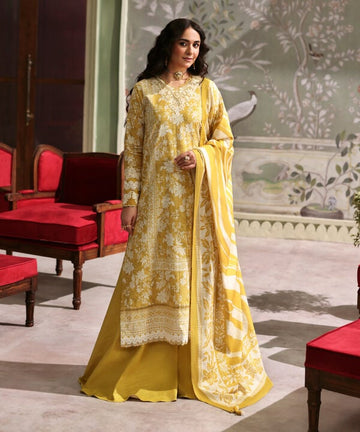 Sapphire | Fall Winter 25 |3 Piece - Embroidered Light Khaddar Suit 0U3PEDY25V81