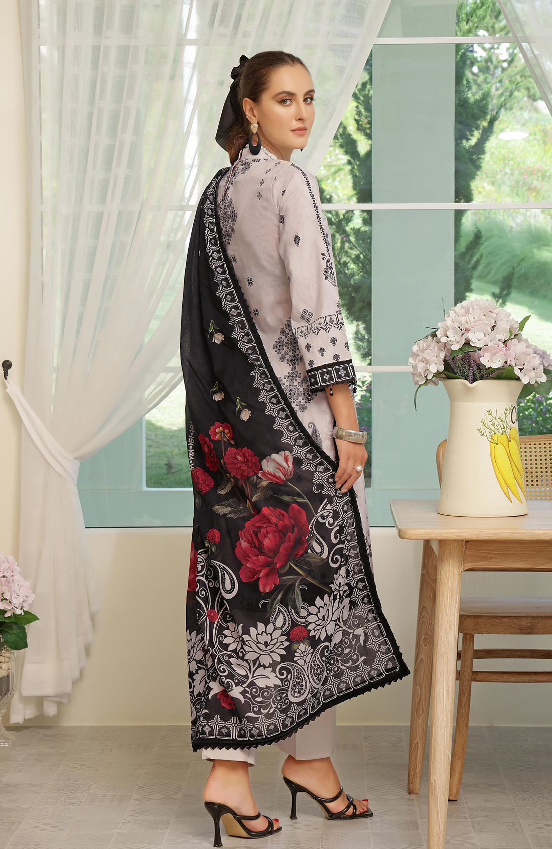 Alzohaib | Digital Printed Cambric | Colors Digital Cambric 3 Piece-CDC-25-01
