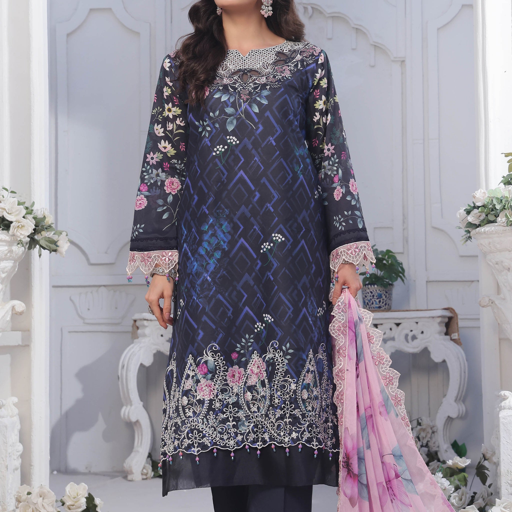 Al Zohaib | Applique Kari Cutwork Edit 25 | ACE-25-10