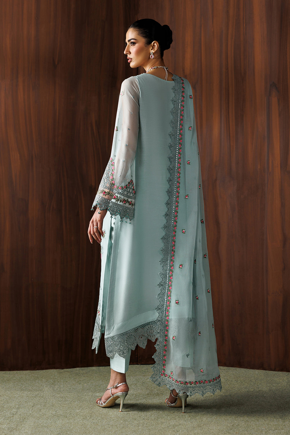 Baroque | Formals Collection | EMBROIDERED CHIFFON UF-4438
