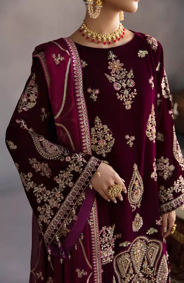 Emaan Adeel | Makhmal Velvet Edition 23 | MK-04 HAYAL - Khanumjan  Pakistani Clothes and Designer Dresses in UK, USA 