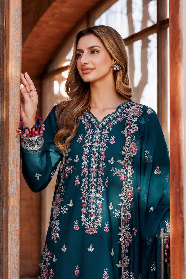 Farasha | Dastoor Embroidered Lawn SS24 | EMERALD CHARM - Khanumjan  Pakistani Clothes and Designer Dresses in UK, USA 