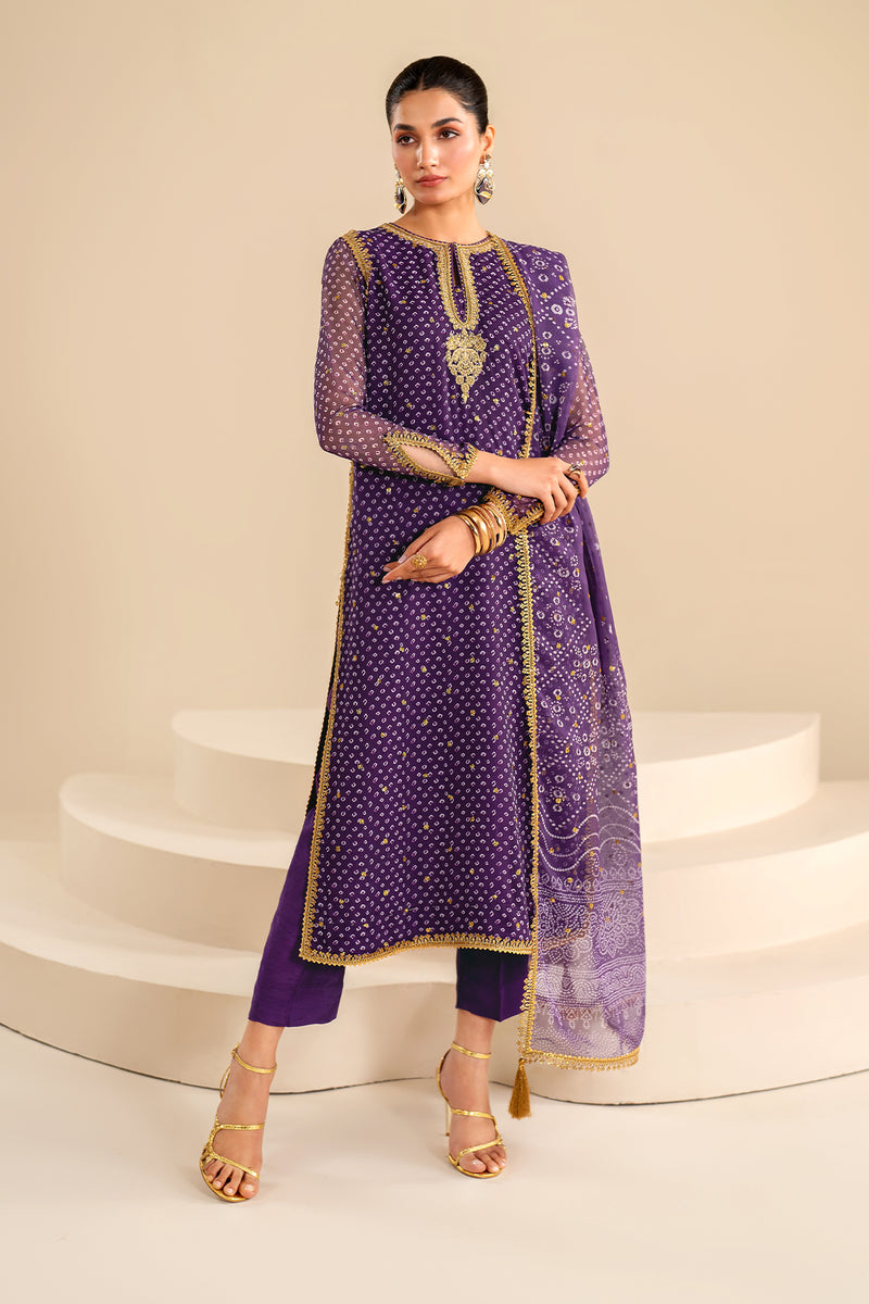 Baroque | Luxury Pret 24 | CHIFFON UF-625 - Khanumjan  Pakistani Clothes and Designer Dresses in UK, USA 