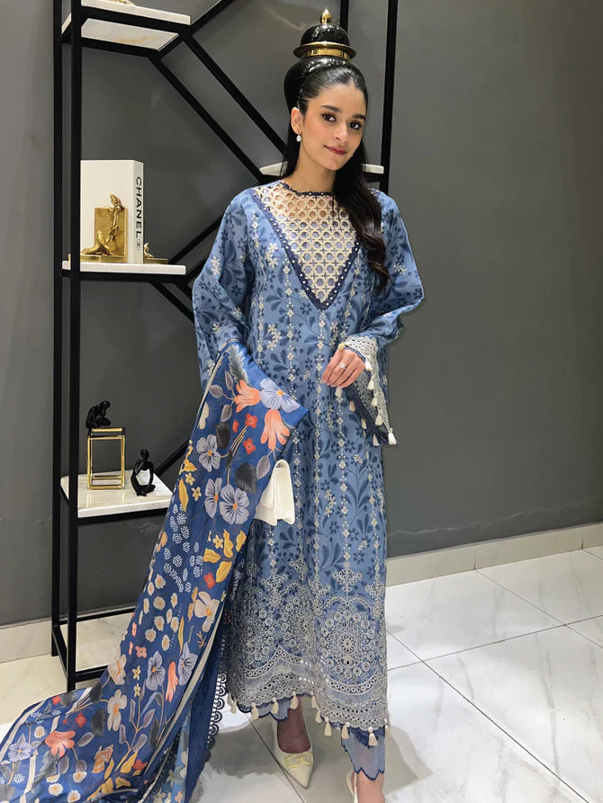 Faiza Faisal | Maya Luxury Lawn | Gamze - Khanumjan  Pakistani Clothes and Designer Dresses in UK, USA 