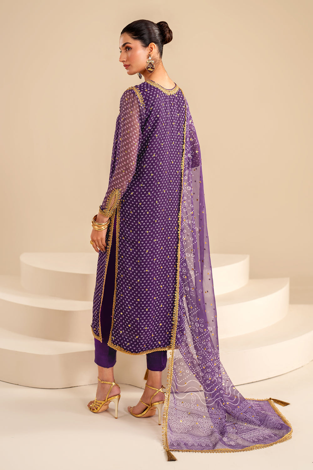 Baroque | Formals Collection | EMBROIDERED CHIFFON UF-625