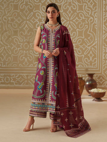 Bin Ilyas | Mashriq Luxury Lawn 26 | D-118-A