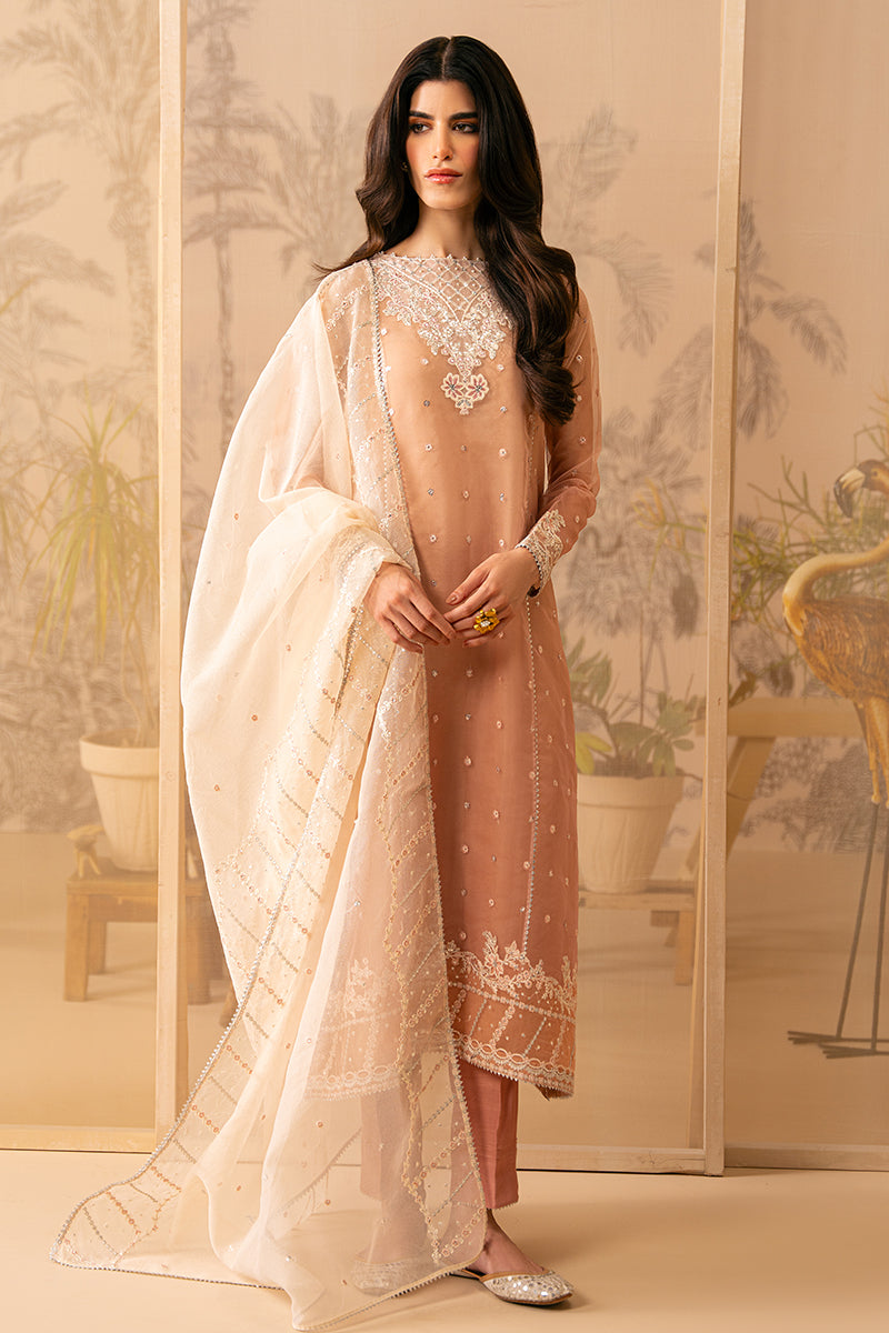 Cross Stitch | Luxe Atelier 24 | CORAL CASCADE - Khanumjan  Pakistani Clothes and Designer Dresses in UK, USA 
