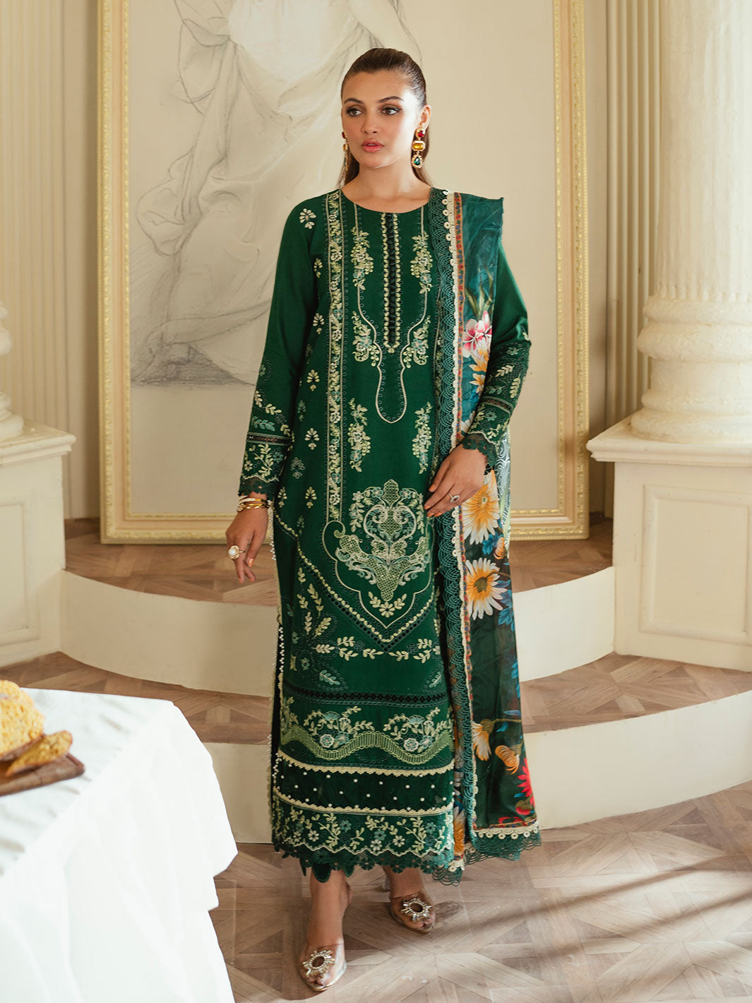 Faiza Faisal Celine Eid Collection 24 | Pakistani Dresses | Khanumjan UK Tagged "Bottle Green" Faiza Faisal Celine Eid Collection 24 | Pakistani Dresses | Khanumjan UK Tagged "Bottle Green"