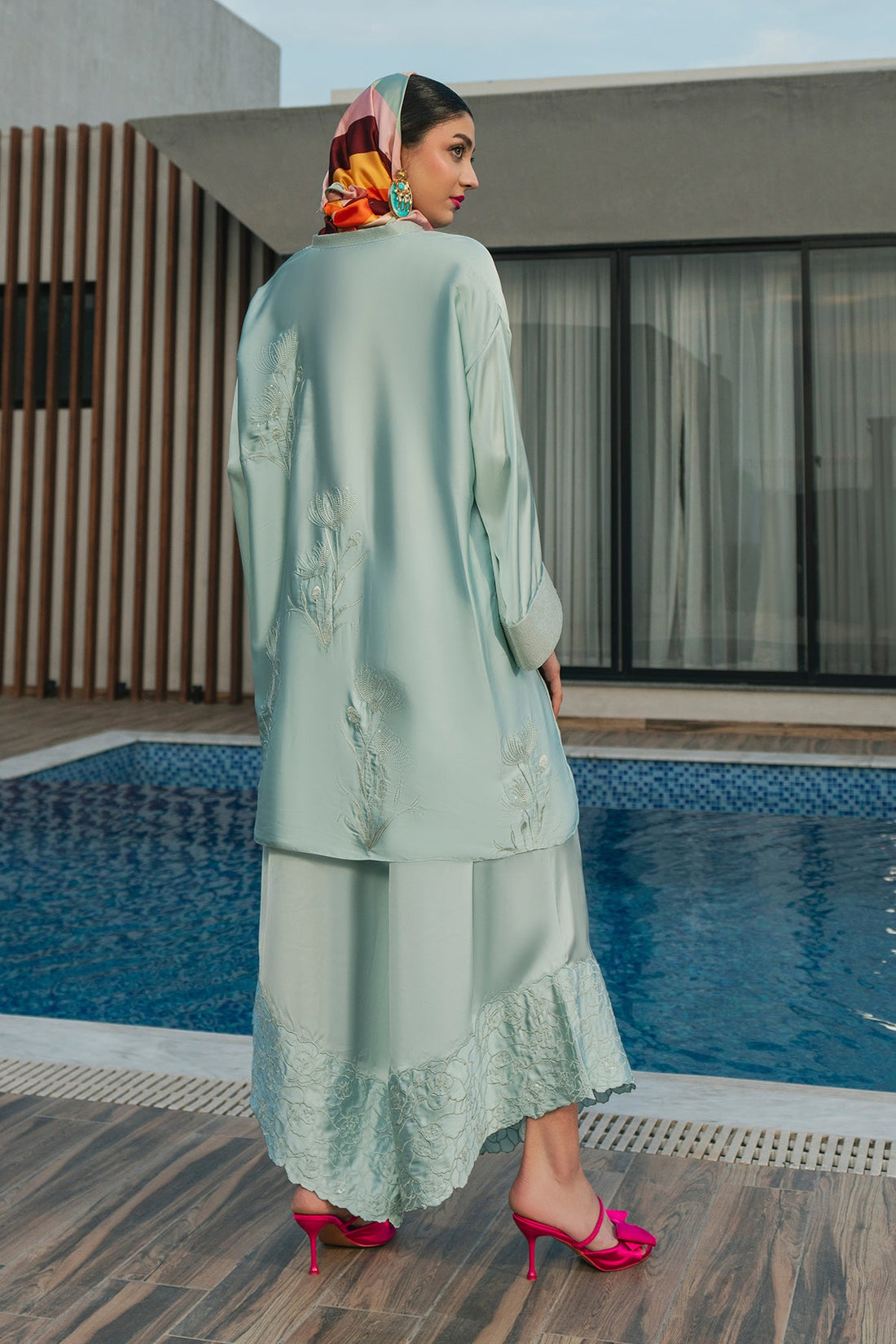 Fahad Hussayn | Lawn Banger | Aqua Babe