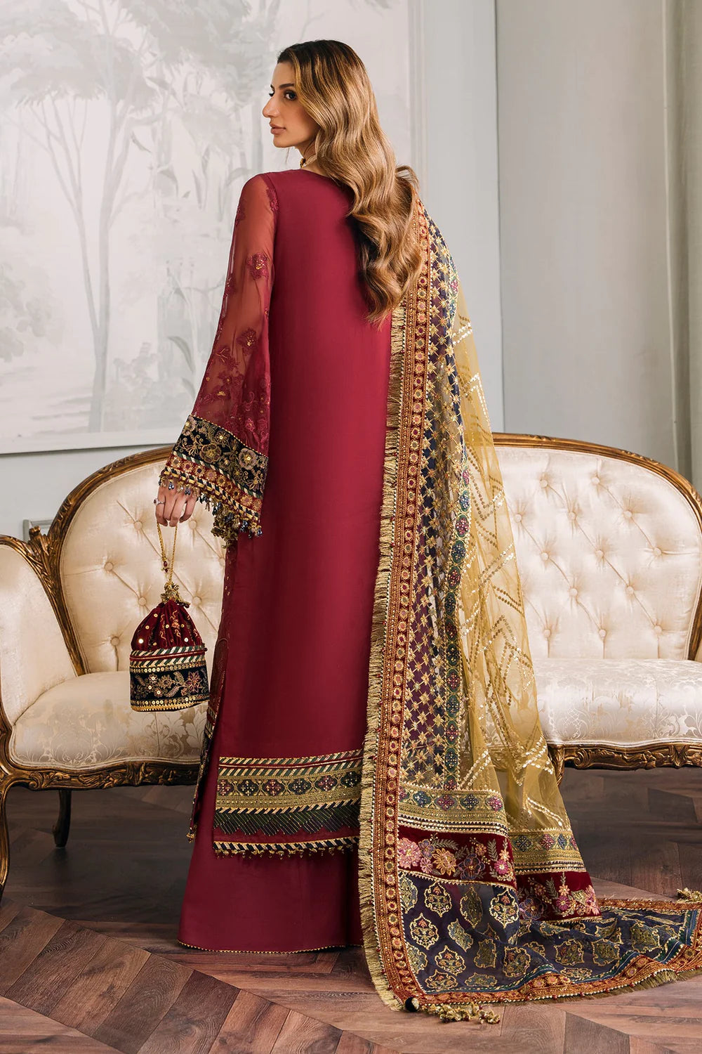 Baroque | Chantelle Embroidered Collection | CH12-07 - Khanumjan  Pakistani Clothes and Designer Dresses in UK, USA 