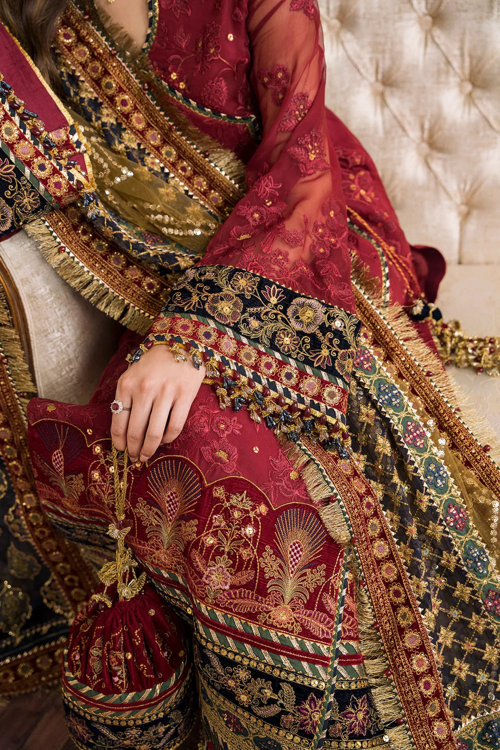 Baroque | Chantelle Embroidered Collection | CH12-07 - Khanumjan  Pakistani Clothes and Designer Dresses in UK, USA 